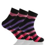 12 Pack Men’s Stripe Socks – Multi Design Set