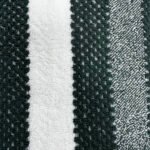 Soft Hotel Quality Striped Towel Set - Green