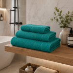 Highly Absorbent Quick Dry Towel Set - Aqua