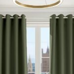 Velvet Blackout Curtains For Window - Green - Image 2