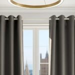 Velvet Blackout Curtains For Window - Charcoal - Image 2