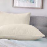 100% Cotton 400 TC Housewife Pillow Case - Cream - Image 5