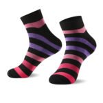 12 Pack Men’s Stripe Socks – Multi Design Set