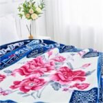 Sherpa Fleece Floral Weighted Blanket 4Kg