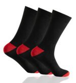 12 Pack Men’s Soft Suit Socks – Black