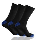 12 Pack Men’s Soft Suit Socks – Black
