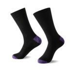 12 Pack Men’s Soft Suit Socks – Black