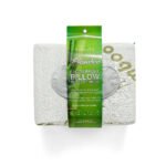 Bamboo Orthopaedic Leg Pillow with Eye Mask - White - Image 2