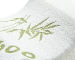 Bamboo Orthopaedic Leg Pillow with Eye Mask - White - Image 13