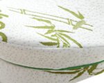 Bamboo Orthopaedic Leg Pillow with Eye Mask - White - Image 9