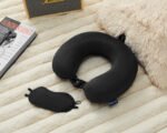 Ergonomic Neck & Head Support Pillow - Black