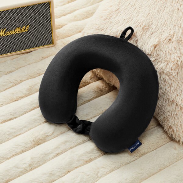 Ergonomic Neck & Head Support Pillow - Black