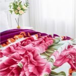 Sherpa Fleece Floral Weighted Blanket 4Kg