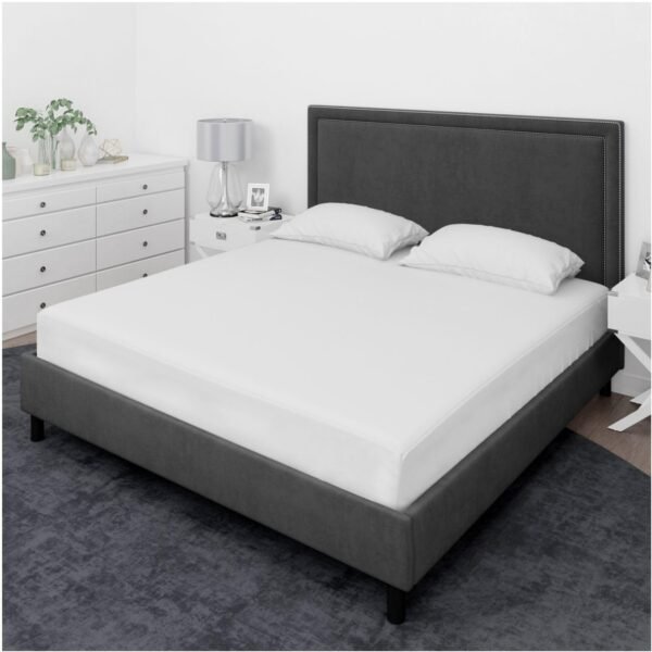 100% Cotton 400 TC Fitted Bed Sheet - White
