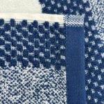 Soft Hotel Quality Striped Towel Set - Navy