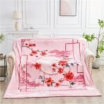 Flower Insomnia Stress Fleece Bed Blanket 5kg - Image 3