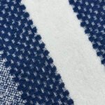 Soft Hotel Quality Striped Towel Set - Navy