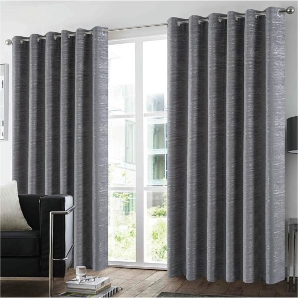 Velvet Blackout Curtains For Home Décor - Grey