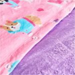 Pooch Pals Fleece Duvet Cover Set - Multi