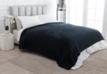 Luxury Fluffy Fleece Couch Throw - Black - Image 16