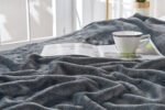 Luxury Fluffy Fleece Couch Throw - Charcoal - Image 15