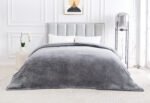 Luxury Fluffy Fleece Couch Throw - Charcoal - Image 16