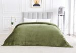 Luxury Fluffy Fleece Couch Throw - Sage Green - Image 16