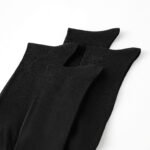12 Pack Men’s Luxury Soft Cotton Socks - Black