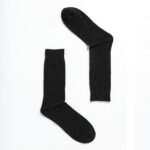12 Pack Men’s Luxury Soft Cotton Socks - Black