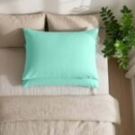 Super Soft Cozy Plain Dyed Pillowcases - Aqua