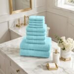 10 Piece Super Absorbent Towel Bale Set - Aqua