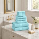 10 Piece Super Absorbent Towel Bale Set - Aqua