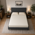 100% Cotton 400 TC Fitted Bed Sheet - Cream
