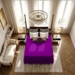 Luxury Valance Bed Sheet Collection - Berry