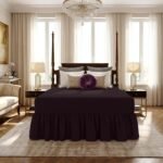 Luxury Valance Bed Sheet Collection - Black