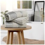 Premium Absorbent Cotton Towels Set - Grey