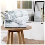 Premium Absorbent Cotton Towels Set - Bright White