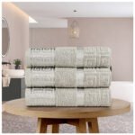 Premium Absorbent Cotton Towels Set - Grey
