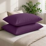 Super Soft Cozy Plain Pillowcase Set - Berry