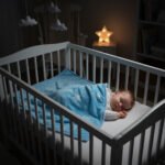 Star Print Baby Fleece Blanket - Blue - Image 4
