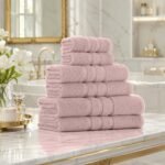 Super Soft Hotel Style Towel Set - Blush Pink