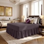 Luxury Valance Bed Sheet Collection - Charcoal
