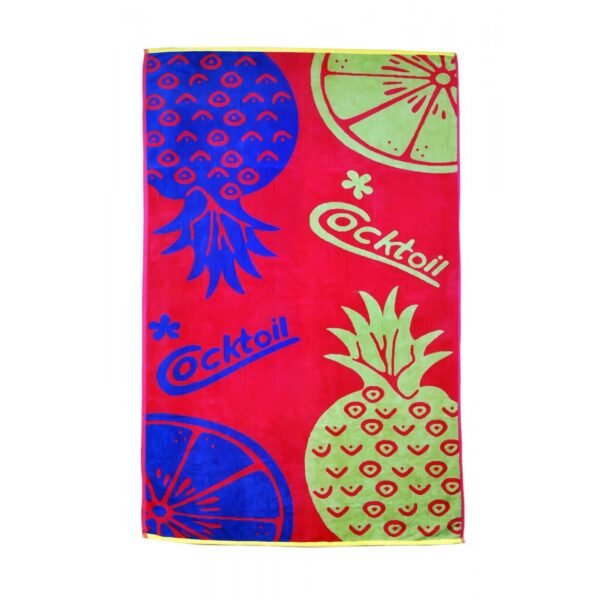 1PK Cocktail Beach Towels Extra Large - Multi