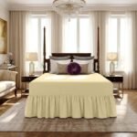 Luxury Valance Bed Sheet Collection - Cream