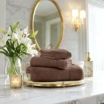 Ultra Soft Plush Absorbent Towel Set - Camel