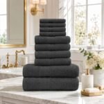 10 Piece Super Absorbent Towel Bale Set - Charcoal