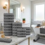 20 Piece Luxury Cotton Greek Towel Bale Set - Charcoal