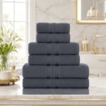 Super Soft Hotel Style Towel Set - Charcoal