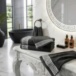 Soft 500 GSM Absorbent Cotton Towels - Charcoal