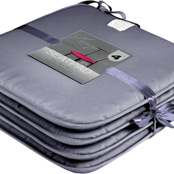 4Pack Chair Pads Silver